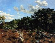 Frederic Bazille Landscape at Chailly Sweden oil painting artist